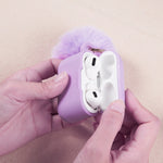 Lavender Furball Silicone Airpod 3 Case