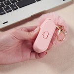 Peach Pink Furball Silicone Airpod 3 Case