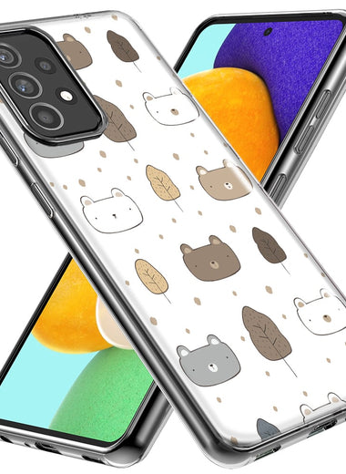 Mundaze - Case for Samsung Galaxy S24 Slim Shockproof Hard Shell Soft TPU Heavy Duty Protective Phone Cover - Cute Cat Face