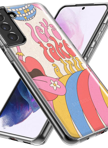 Mundaze - Case for Samsung Galaxy S24 Ultra Slim Shockproof Hard Shell Soft TPU Heavy Duty Protective Phone Cover - Retro Pop Art