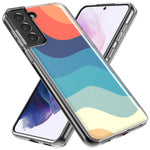 Mundaze - Case for Samsung Galaxy S23 Slim Shockproof Hard Shell Soft TPU Heavy Duty Protective Phone Cover - Rero Abstract Waves
