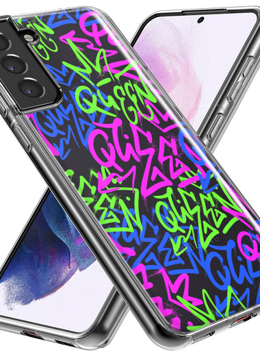 Mundaze - Case for Samsung Galaxy S24 Plus Slim Shockproof Hard Shell Soft TPU Heavy Duty Protective Phone Cover - Graffiti Queen