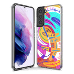 Mundaze - Case for Samsung Galaxy S23 Plus Slim Shockproof Hard Shell Soft TPU Heavy Duty Protective Phone Cover - Vintage Abstract Liquid