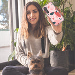 Mundaze - Case for Samsung Galaxy S23 Slim Shockproof Hard Shell Soft TPU Heavy Duty Protective Phone Cover - Vintage Abstract Pink Grooves