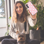 Mundaze - Case for Samsung Galaxy S23 Slim Shockproof Hard Shell Soft TPU Heavy Duty Protective Phone Cover - Cute Pink Ghosts