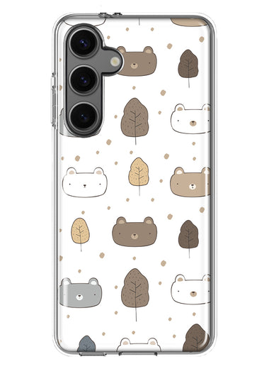 Mundaze - Case for Samsung Galaxy S24 Slim Shockproof Hard Shell Soft TPU Heavy Duty Protective Phone Cover - Cute Cat Face