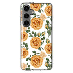 Mundaze - Case for Samsung Galaxy S24 Slim Shockproof Hard Shell Soft TPU Heavy Duty Protective Phone Cover - Roses Flowers