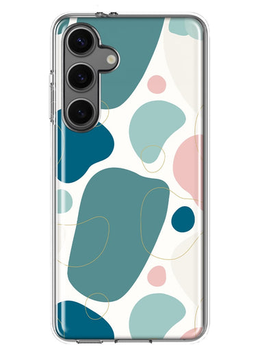 Mundaze - Case for Samsung Galaxy S24 Slim Shockproof Hard Shell Soft TPU Heavy Duty Protective Phone Cover - Abstract Groove Pattern