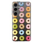 Mundaze - Case for Samsung Galaxy S24 Slim Shockproof Hard Shell Soft TPU Heavy Duty Protective Phone Cover - Cute Donuts
