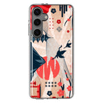 Mundaze - Case for Samsung Galaxy S24 Slim Shockproof Hard Shell Soft TPU Heavy Duty Protective Phone Cover - Vintage Japanese Fuji