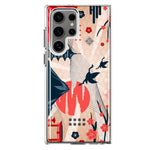 Mundaze - Case for Samsung Galaxy S24 Ultra Slim Shockproof Hard Shell Soft TPU Heavy Duty Protective Phone Cover - Vintage Japanese Fuji