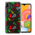 Samsung Galaxy A01 Christmas Trees Holiday Festive Winter By BillyElleCo Double Layer Phone Case Cover