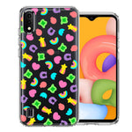 Samsung Galaxy A01 Cute Lucky Marshmallow Cereal Nostalgic Double Layer Phone Case Cover
