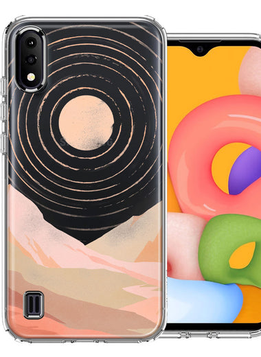 Samsung Galaxy A01 Desert Mountains Design Double Layer Phone Case Cover