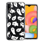 Samsung Galaxy A01 Kawaii Manga Cute Halloween Ghosts Spirits Design Double Layer Phone Case Cover