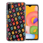 Samsung Galaxy A01 Lucha Libre Masks Design Double Layer Phone Case Cover