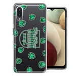 Samsung Galaxy A02 Plant Mama Houseplant Lover Monstera Tropical Leaf Green Design Double Layer Phone Case Cover