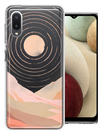 Samsung Galaxy A02 Desert Mountains Design Double Layer Phone Case Cover