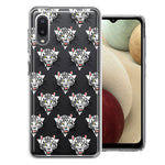 Samsung Galaxy A02 Fierce Tiger Polkadots Design Double Layer Phone Case Cover