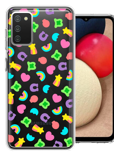 Samsung Galaxy A02S Cute Lucky Marshmallow Cereal Nostalgic Double Layer Phone Case Cover