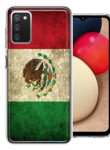 Samsung Galaxy A02S Flag of Mexico Double Layer Phone Case Cover