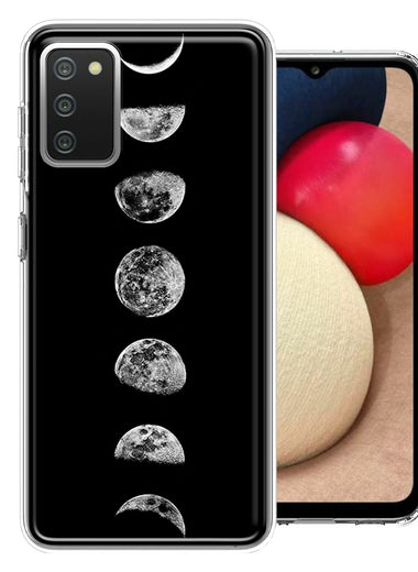 Samsung Galaxy A02S Moon Transitions Double Layer Phone Case Cover