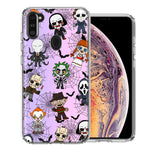 Samsung Galaxy A11 Classic Haunted Horror Halloween Nightmare Characters Spider Webs Design Double Layer Phone Case Cover