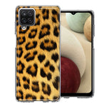 Samsung Galaxy A12 Classic Leopard Double Layer Phone Case Cover