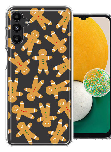 Samsung Galaxy A13 Christmas Gingerbread Traditional Holiday Cookies By BillyElleCo Double Layer Phone Case Cover