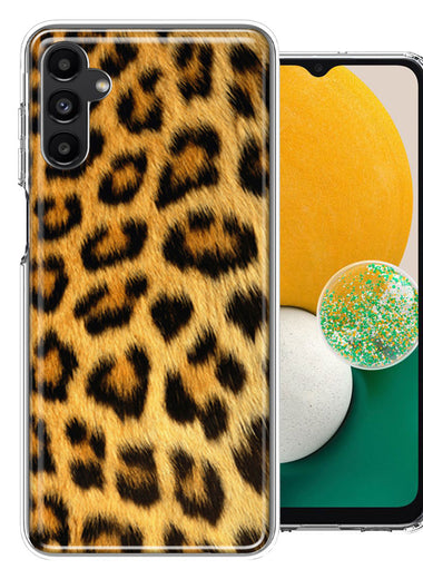 Samsung Galaxy A13 Classic Leopard Double Layer Phone Case Cover