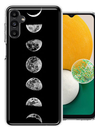 Samsung Galaxy A13 Moon Transitions Double Layer Phone Case Cover