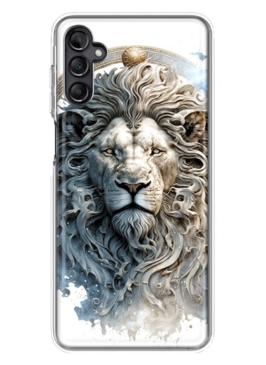 Samsung Galaxy A13 Abstract Lion Sculpture Hybrid Protective Phone Case Cover