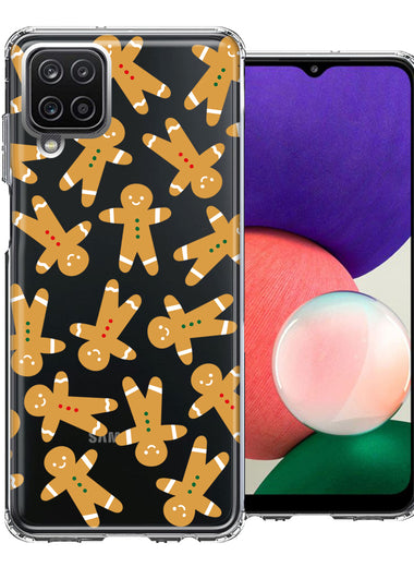 Samsung Galaxy A22 5G Christmas Gingerbread Traditional Holiday Cookies By BillyElleCo Double Layer Phone Case Cover