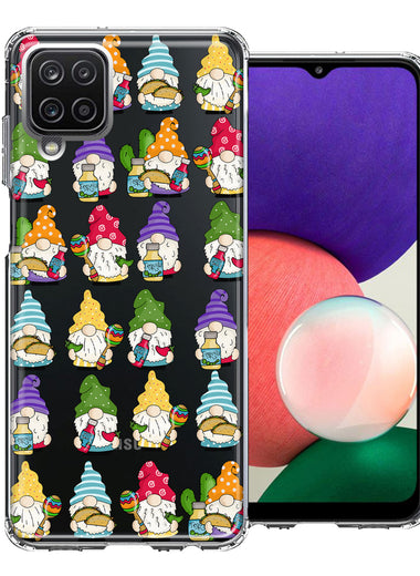 Samsung Galaxy A22 5G Cinco De Mayo Party Cute Gnomes Mexico Tacos Fiesta Double Layer Phone Case Cover