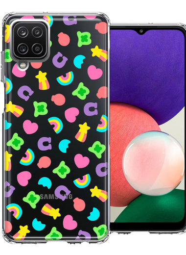 Samsung Galaxy A22 5G Cute Lucky Marshmallow Cereal Nostalgic Double Layer Phone Case Cover