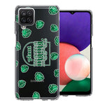 Samsung Galaxy A22 5G Plant Mama Houseplant Lover Monstera Tropical Leaf Green Design Double Layer Phone Case Cover