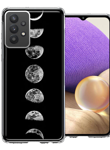 Samsung Galaxy A32 Moon Transitions Double Layer Phone Case Cover