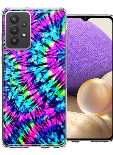 Samsung Galaxy A32 Hippie Tie Dye Double Layer Phone Case Cover