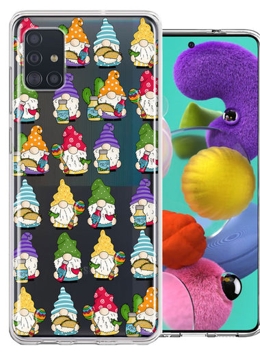 Samsung Galaxy A51 Cinco De Mayo Party Cute Gnomes Mexico Tacos Fiesta Double Layer Phone Case Cover
