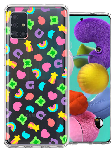Samsung Galaxy A51 Cute Lucky Marshmallow Cereal Nostalgic Double Layer Phone Case Cover