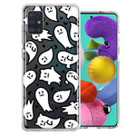 Samsung Galaxy A51 Kawaii Manga Cute Halloween Ghosts Spirits Design Double Layer Phone Case Cover