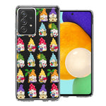 Samsung Galaxy A53 Summer Beach Cute Gnomes Sand Castle Shells Palm Trees Double Layer Phone Case Cover