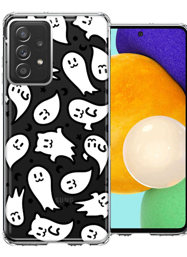 Samsung Galaxy A53 Kawaii Manga Cute Halloween Ghosts Spirits Design Double Layer Phone Case Cover
