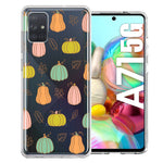 Samsung Galaxy A71 4G Fall Autumn Fairy Pumpkins Thanksgiving Spooky Season Double Layer Phone Case Cover