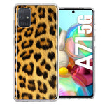 Samsung Galaxy A71 5G Classic Leopard Double Layer Phone Case Cover