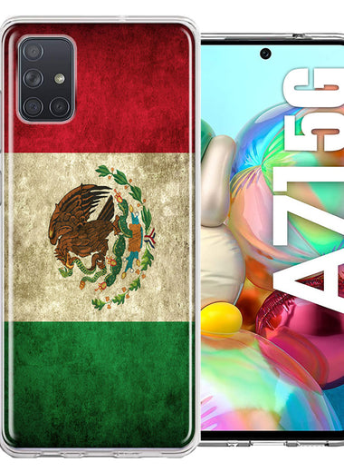 Samsung Galaxy A71 4G Flag of Mexico Double Layer Phone Case Cover