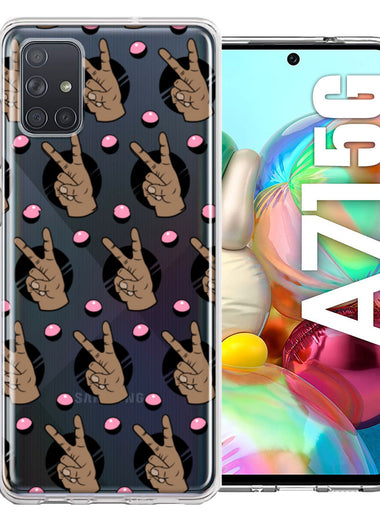 Samsung Galaxy A71 4G Peace for All Design Double Layer Phone Case Cover