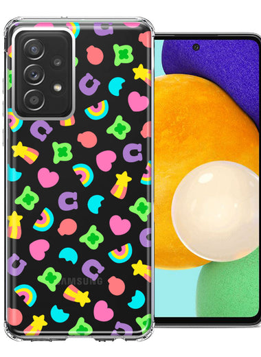Samsung Galaxy A72 Cute Lucky Marshmallow Cereal Nostalgic Double Layer Phone Case Cover