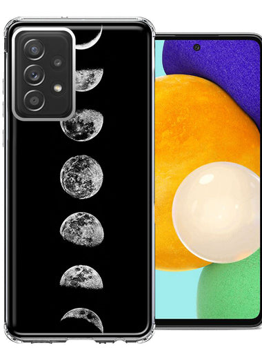 Samsung Galaxy A72 Moon Transitions Double Layer Phone Case Cover