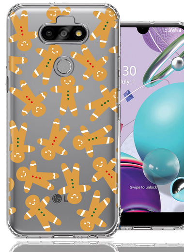 LG Aristo 5/Phoenix 5/Risio 4 Christmas Gingerbread Traditional Holiday Cookies By BillyElleCo Double Layer Phone Case Cover